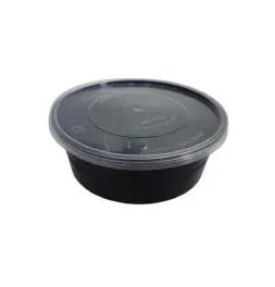 علبة ميكروويف سوداء دائرية ⁦250 g⁩