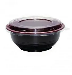 علبة ميكروويف سوداء دائرية ⁦550 ml⁩