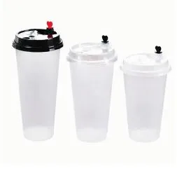 كوب عصير بلاستيك شفاف ⁦12-16 oz⁩