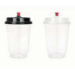 كوب عصير بلاستيك شفاف ⁦12-16 oz⁩