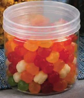 برطمان بلاستيك دائري ⁦200 ml⁩ (فوهة ⁦5.7⁩ سم)