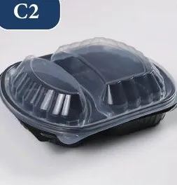 علبة ميكروويف بأقسام ⁦C2⁩