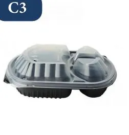 علبة ميكروويف بأقسام ⁦C3⁩