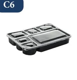 علبة ميكروويف بأقسام ⁦C6⁩