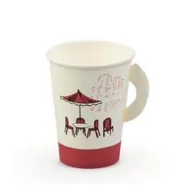 كوب ورقي بمقبض