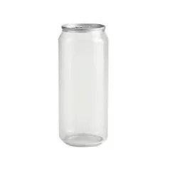 علبة بلاستيك شفافة بغطاء ⁦330 ml⁩